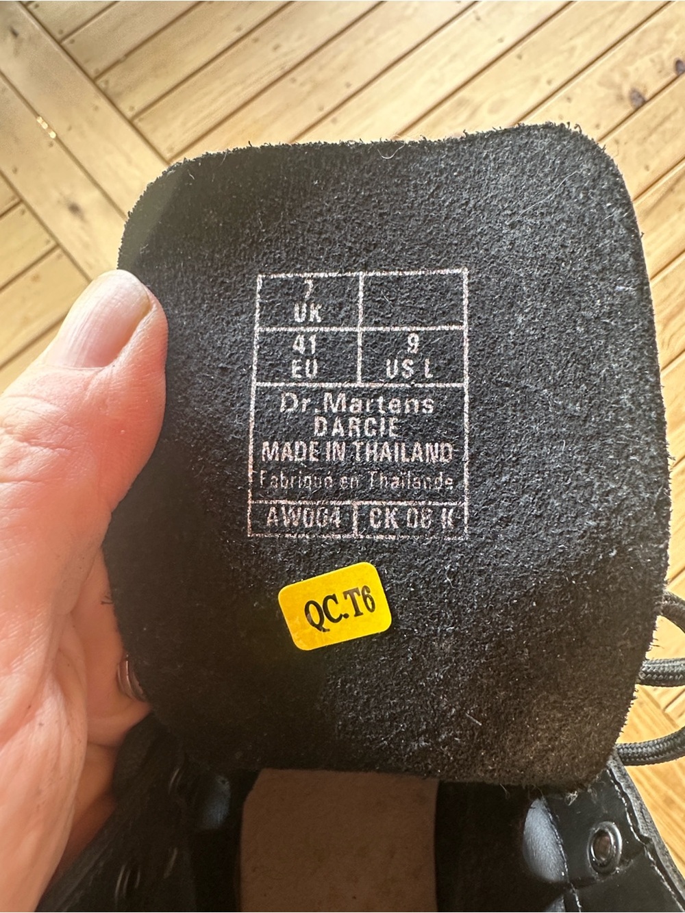 Dr. Martens Black Lace-Up Heeled Ankle Boots - Picture 5 of 5
